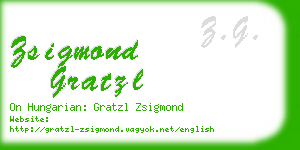 zsigmond gratzl business card